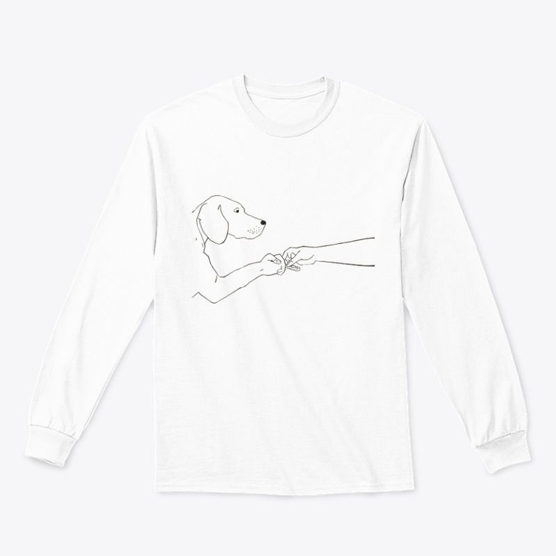Canine Line Art: Minimal Dog Silhouette