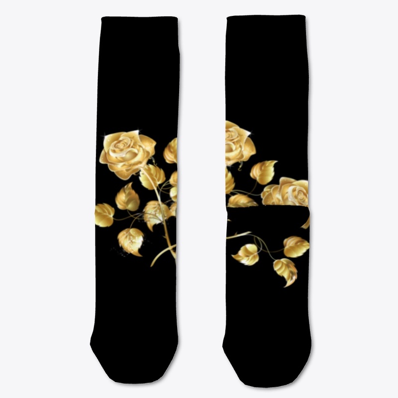golden flower tshirt, flower tshirt