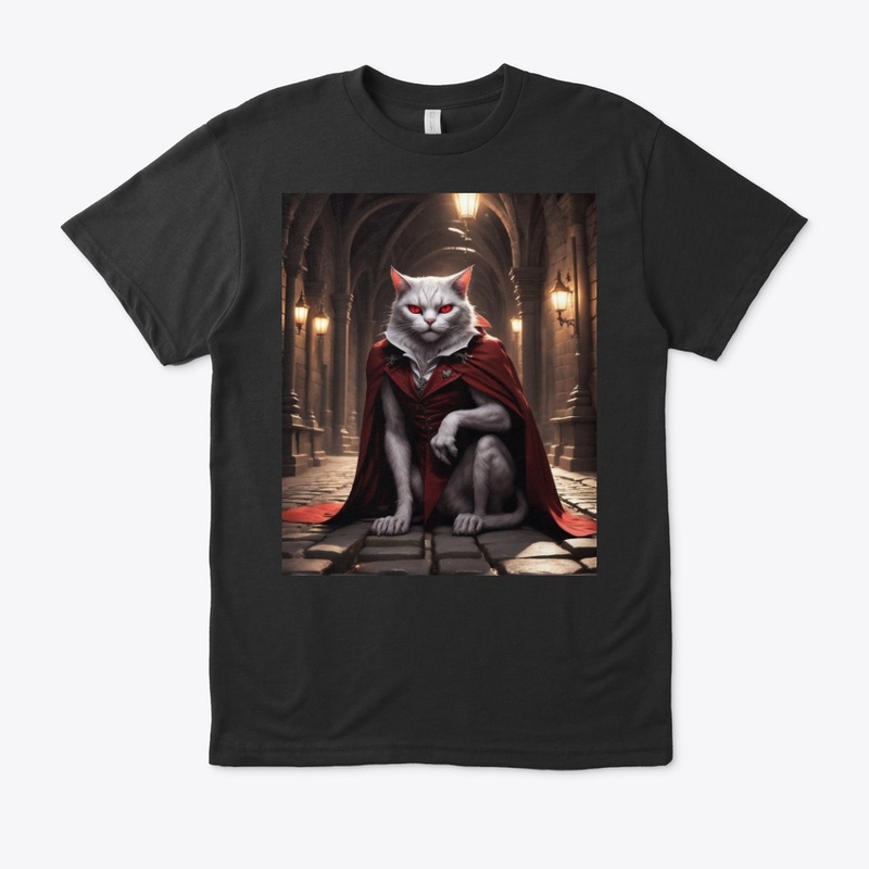 Vampire Cat in the Shadows