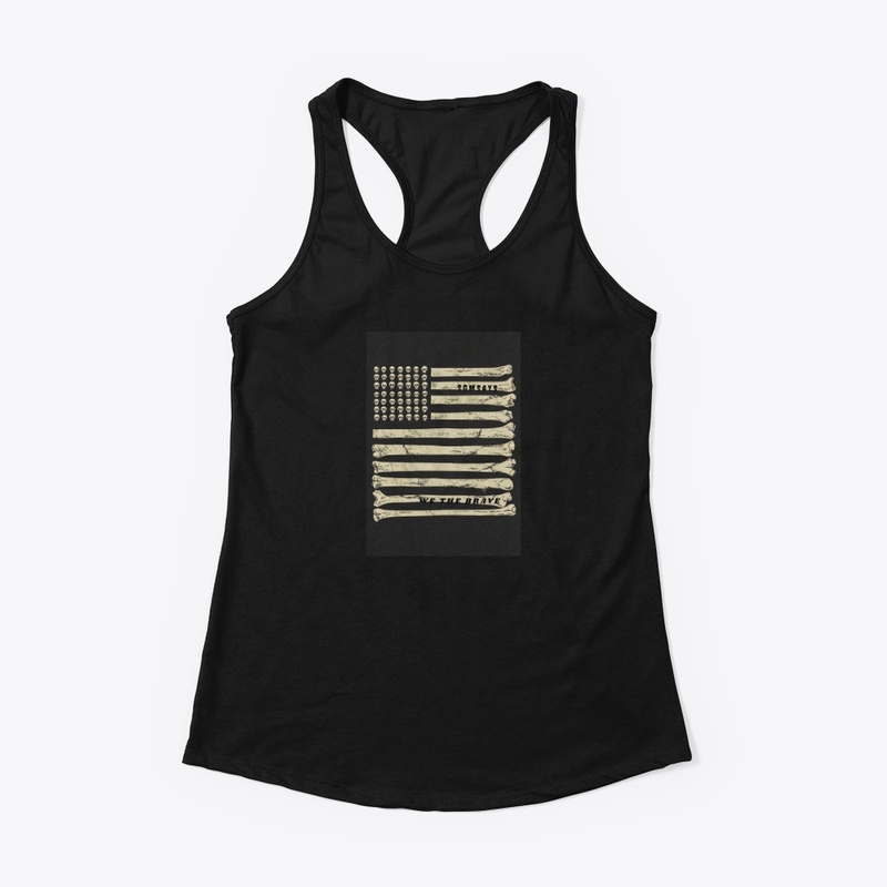 We the Brave 7653 - Women's Racerback Tank