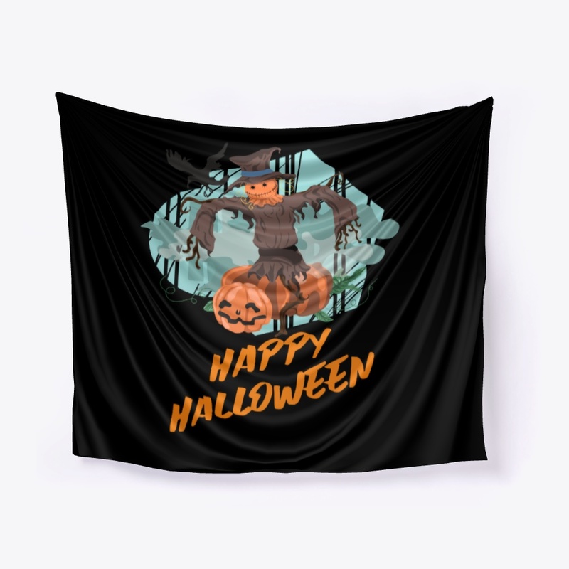 Scarecrow Happy Halloween Design