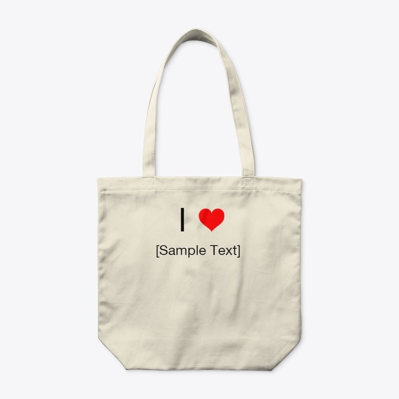 I Love [Sample Text]