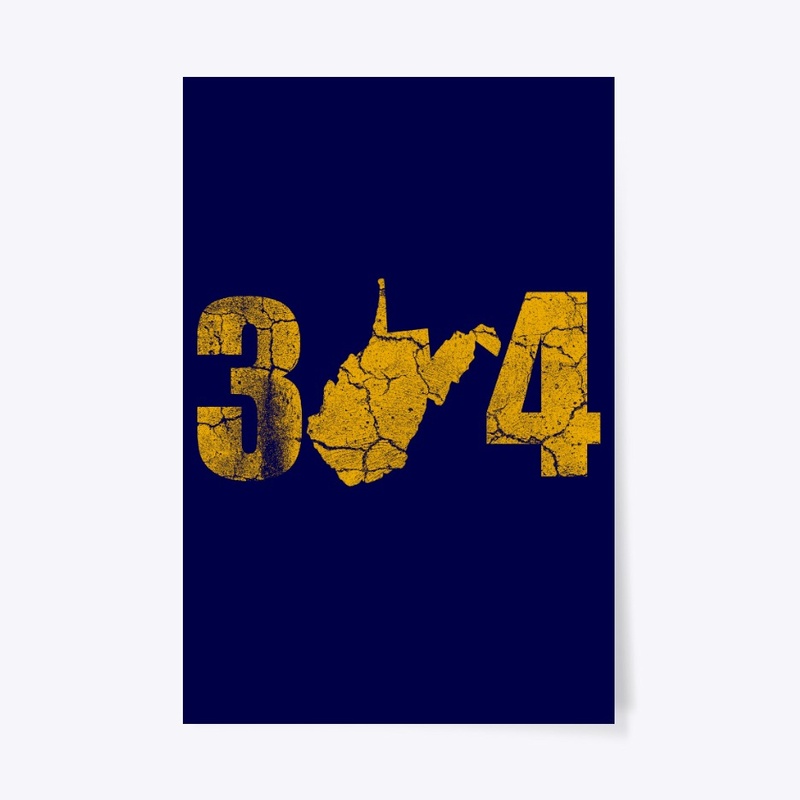 West Virginia 304 State Map