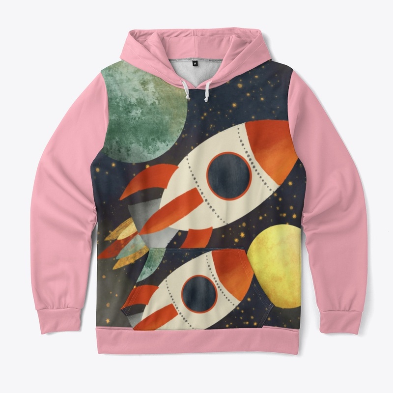 Space - Rocket and Planet design
