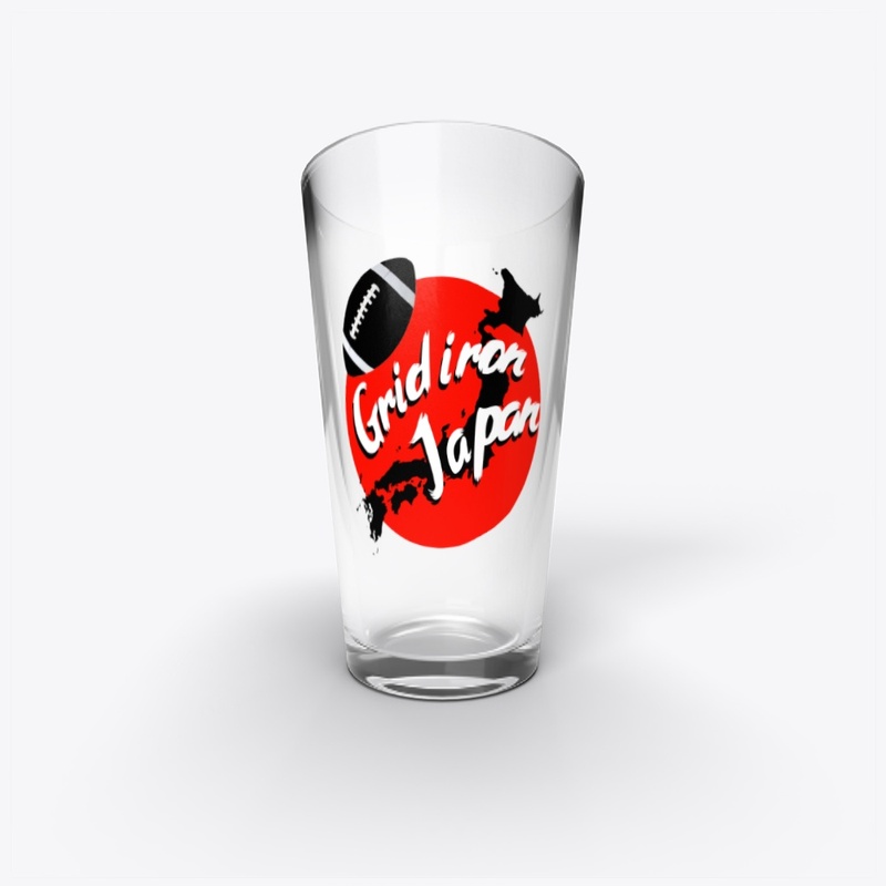 Gridiron Japan Pint Glass