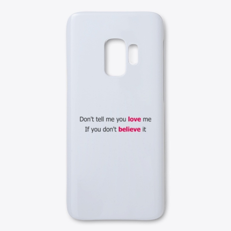 Don't tell me you love me (BRIGHT TONE)
