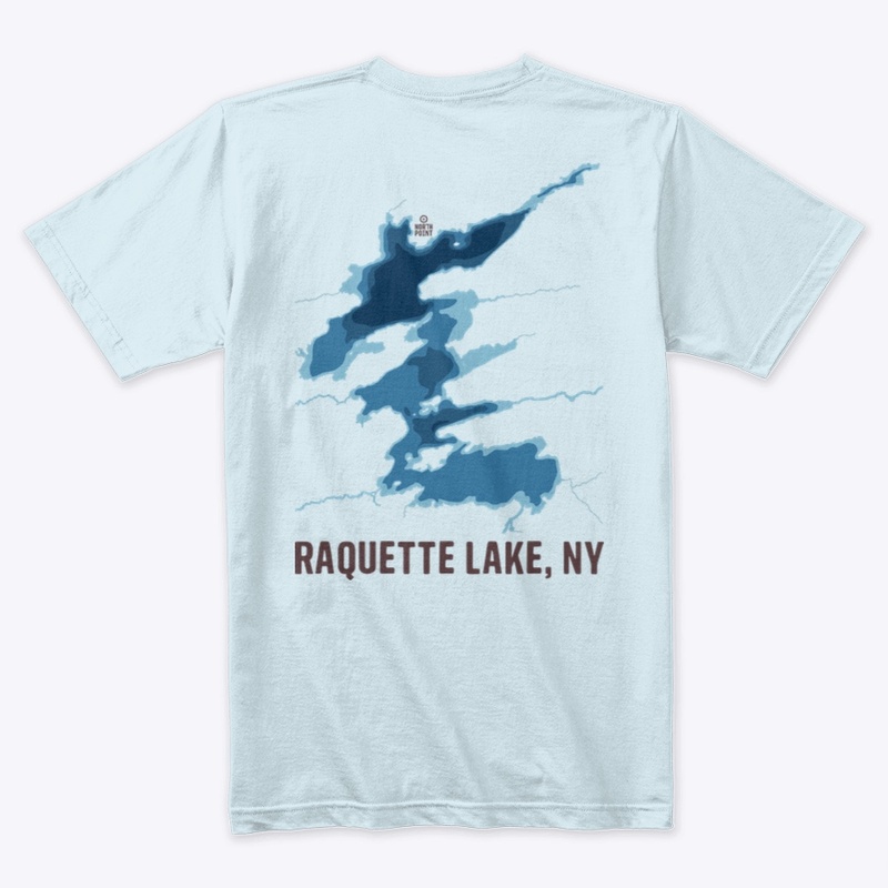 North Point Raquette Lake Depth Map