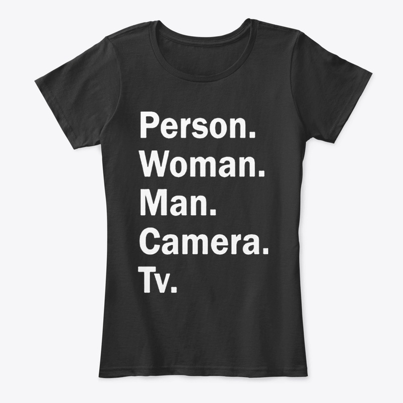 Person Man Woman Camera Tv Shirt