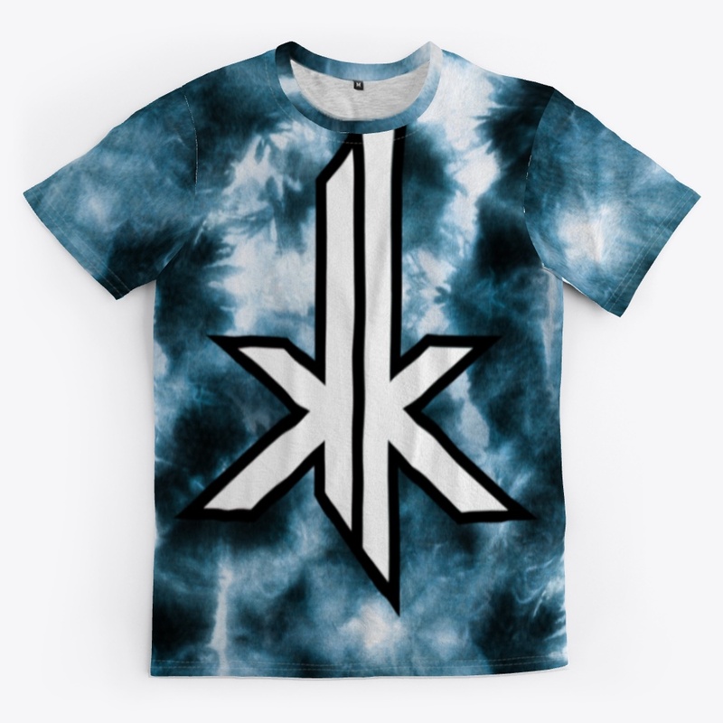 Katana Krew Blue Tie Dye Tee