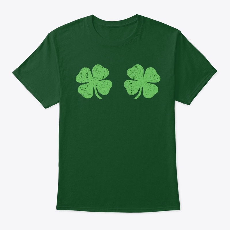 Irish Shamrock Boobs Paddys Day