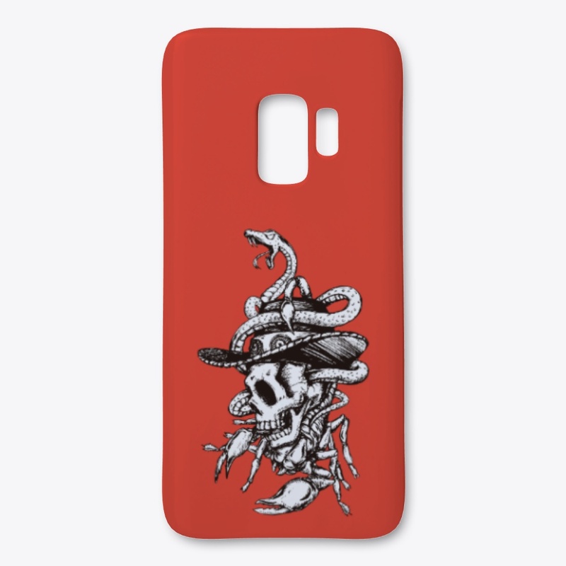 Skull on a scooter