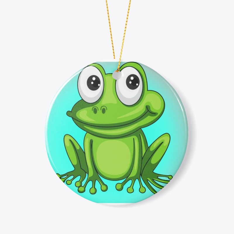 frog prints on asseccrioes&t-shirts 