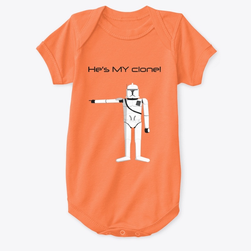 Right side "He is my clone."
