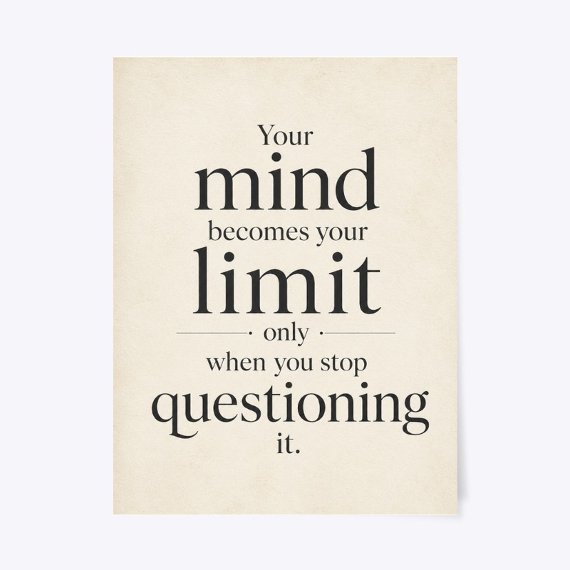 Quiet Your Limits Wall Art