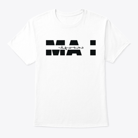 Mirror Image   I Am Enough White Camiseta Front