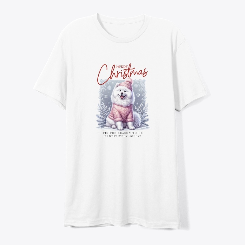 Pawsitively Jolly Samoyed