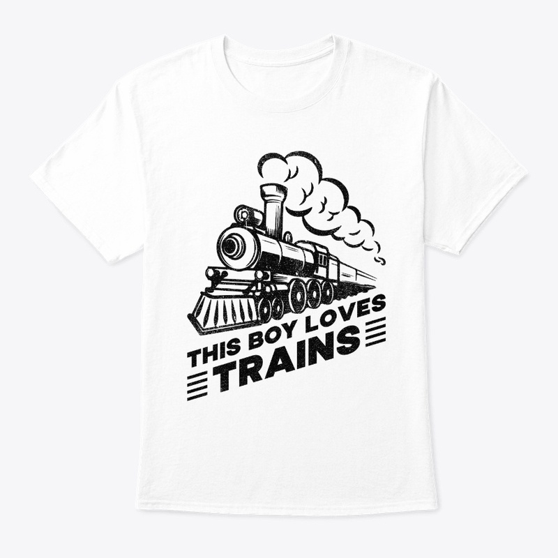 This Boy Loves Trains - Steam Locomotive