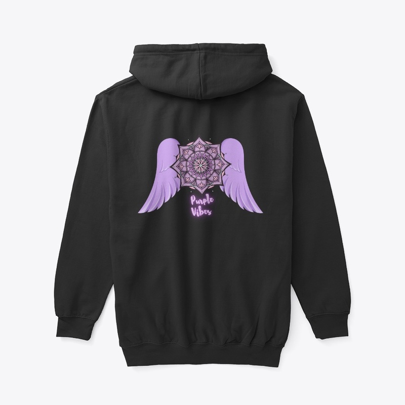 Purple Vibes Mandala Wings