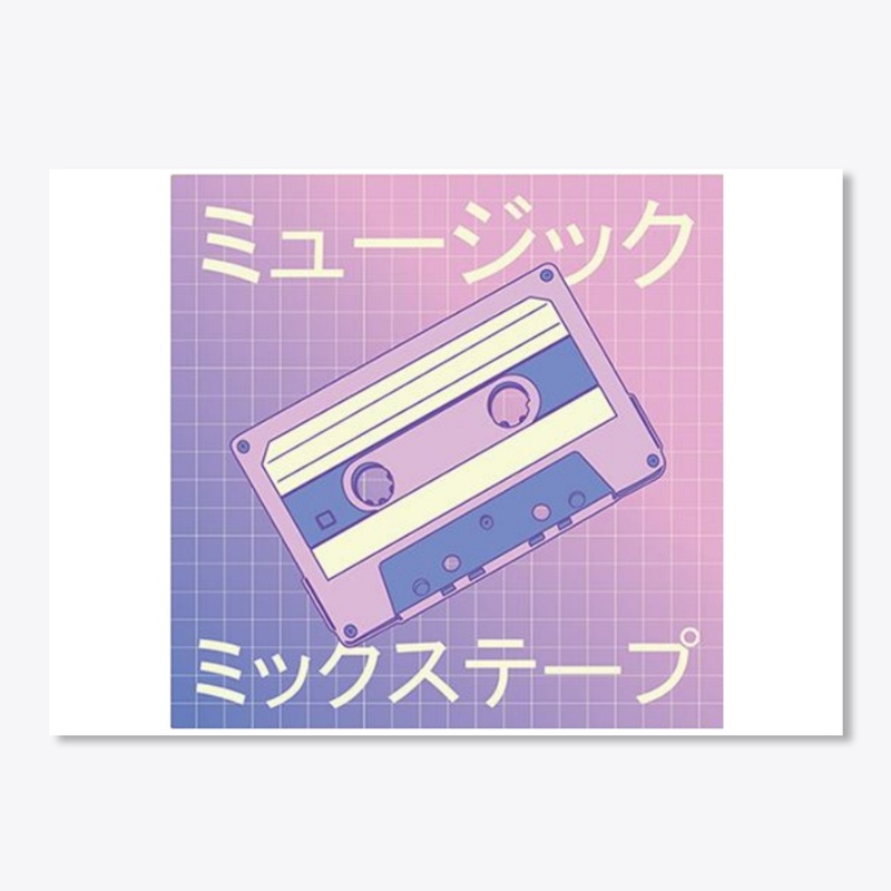 Aesthetic cassette tape