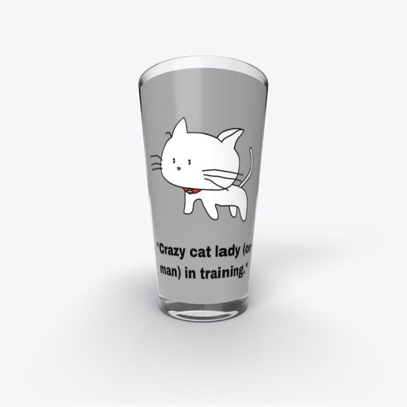 crazy cat lady or man is training