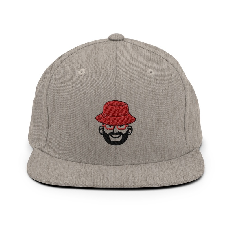 Red Bucket Snapback 1