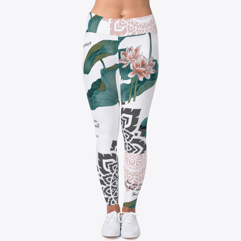 You are Peace Mandala Lotus Leggings