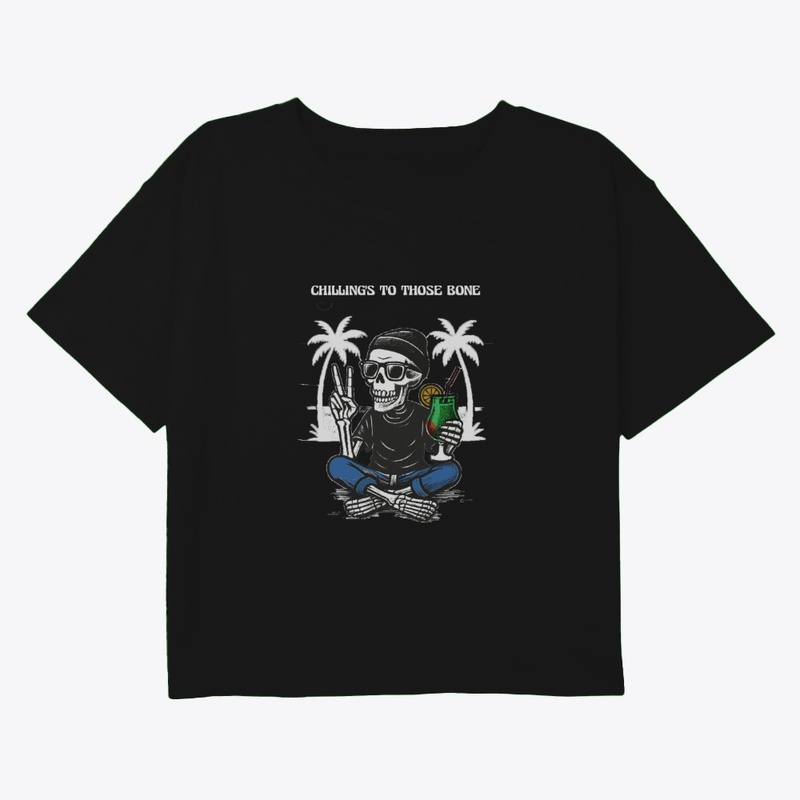 Chill Skeleton Tropical Vibes