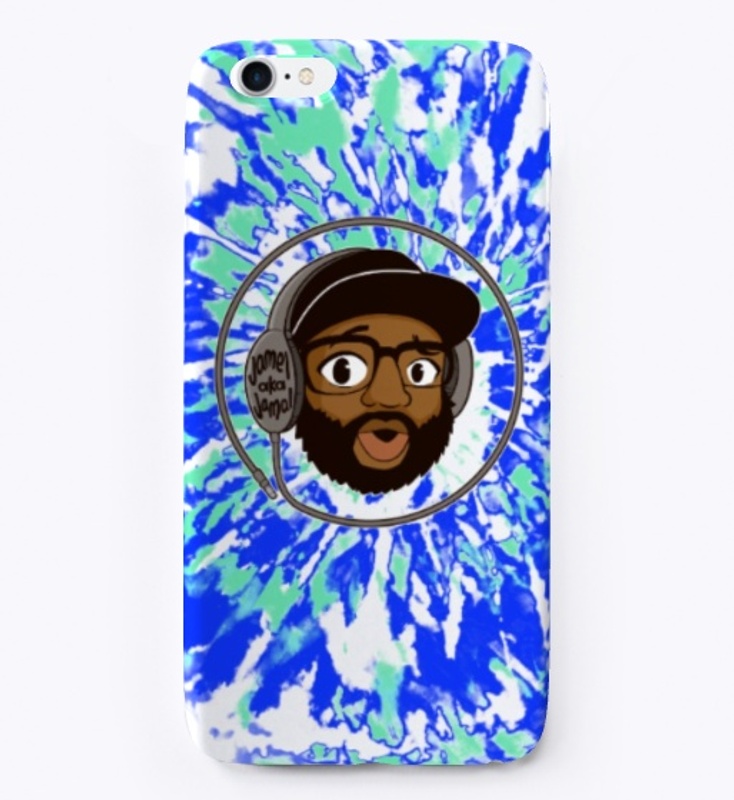 BLUE & GREEN TIE DYE REACTION LOGO
