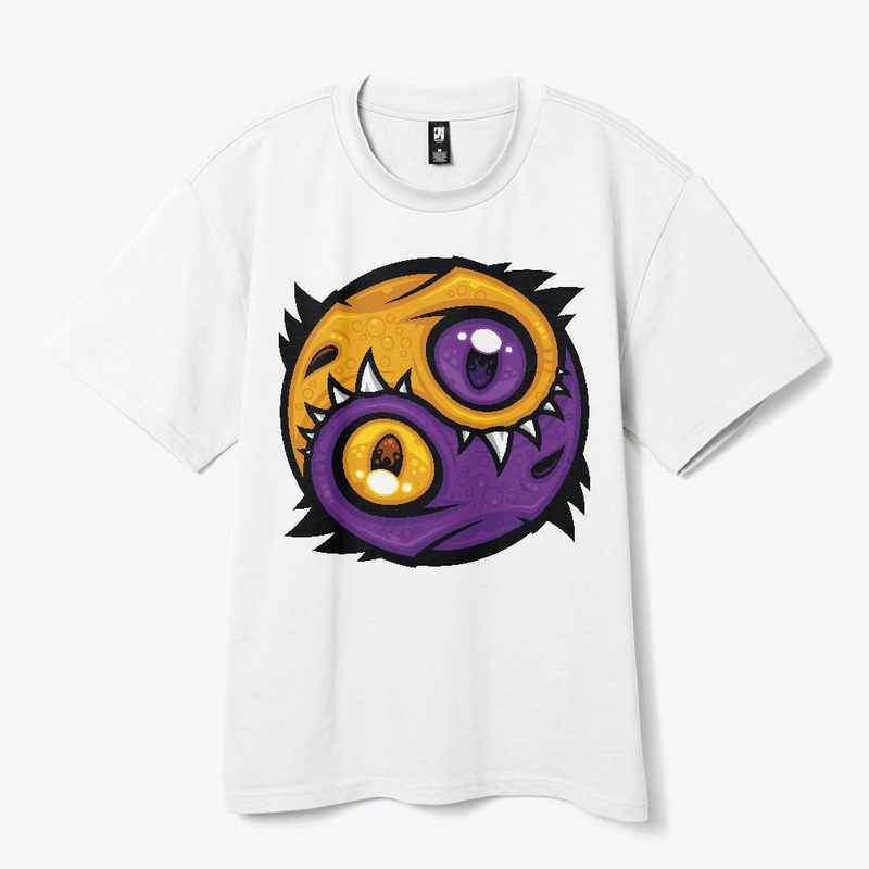 Gold and Purple Yin Yang Dragons
