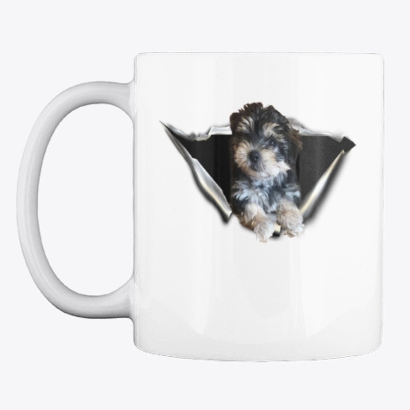 morkie 3D Car sticker