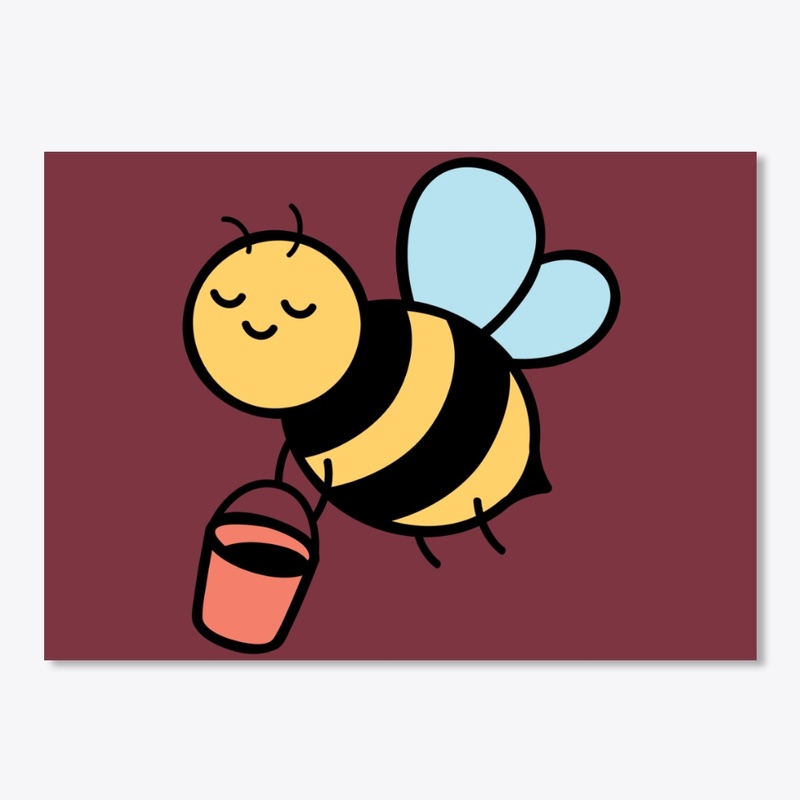 Playful Bumble Bee