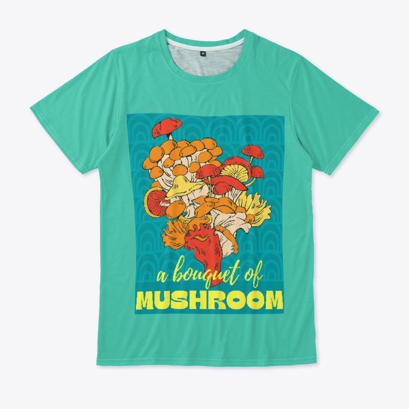 A bouquet of mushroom Green
