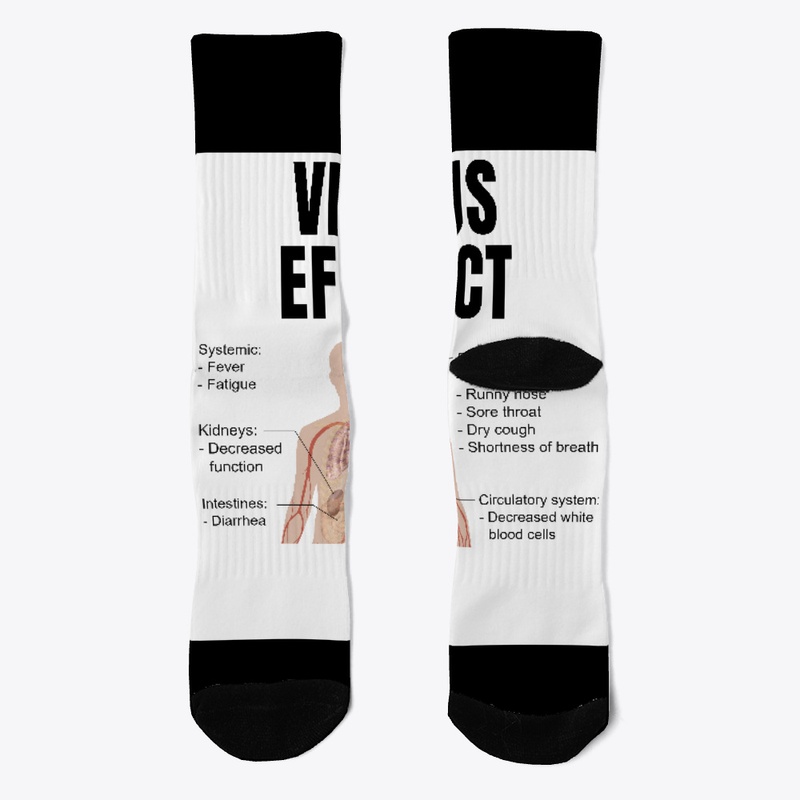 CORVID 19 VIRUS EFFECT T SHIRT