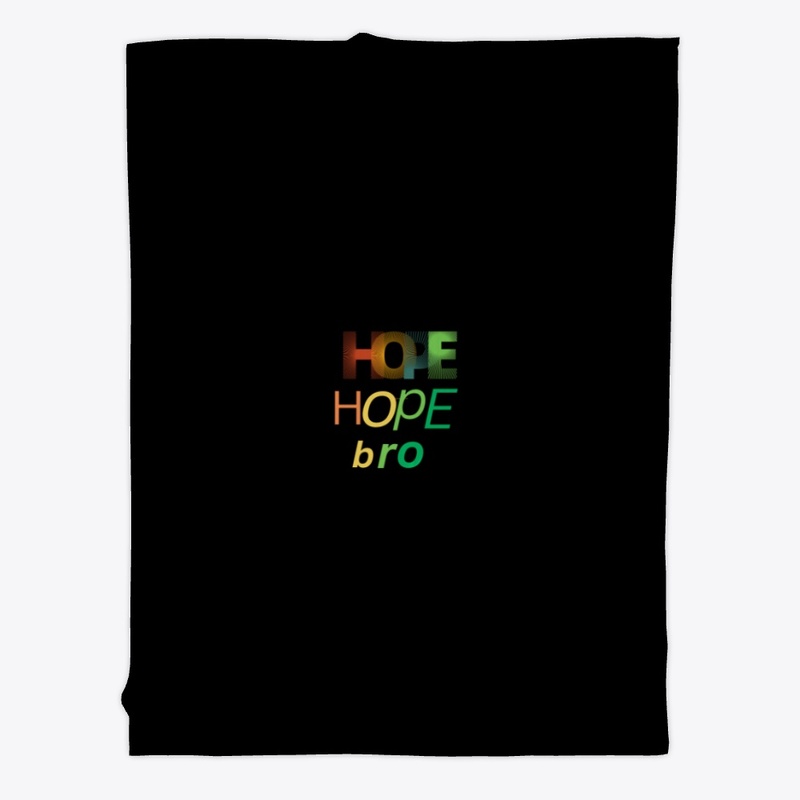 hopehopebrot-shirt glass blanket