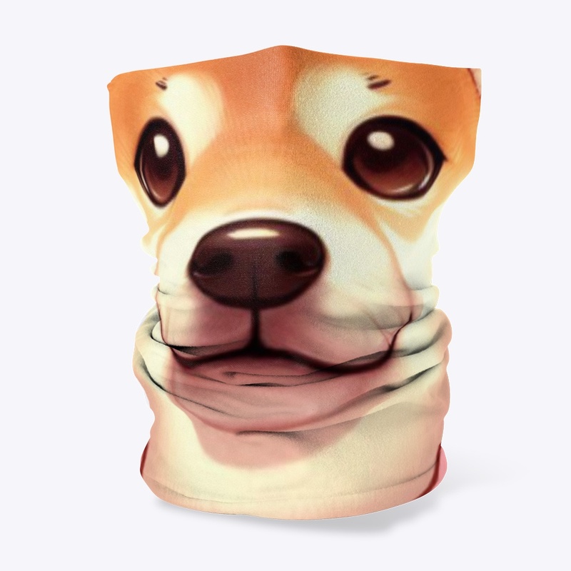 Shiba-Inu dog Neck Gaiter 