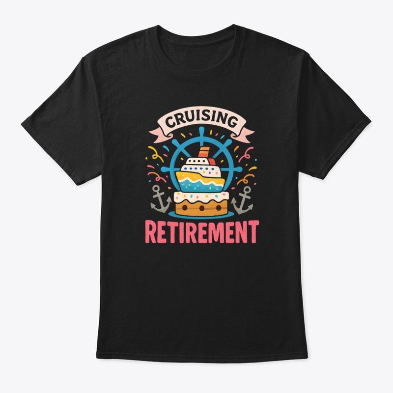 Cruising Retirement Cake Anchors Fun