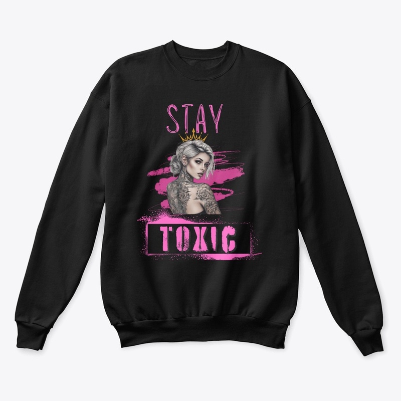 stay toxic pink