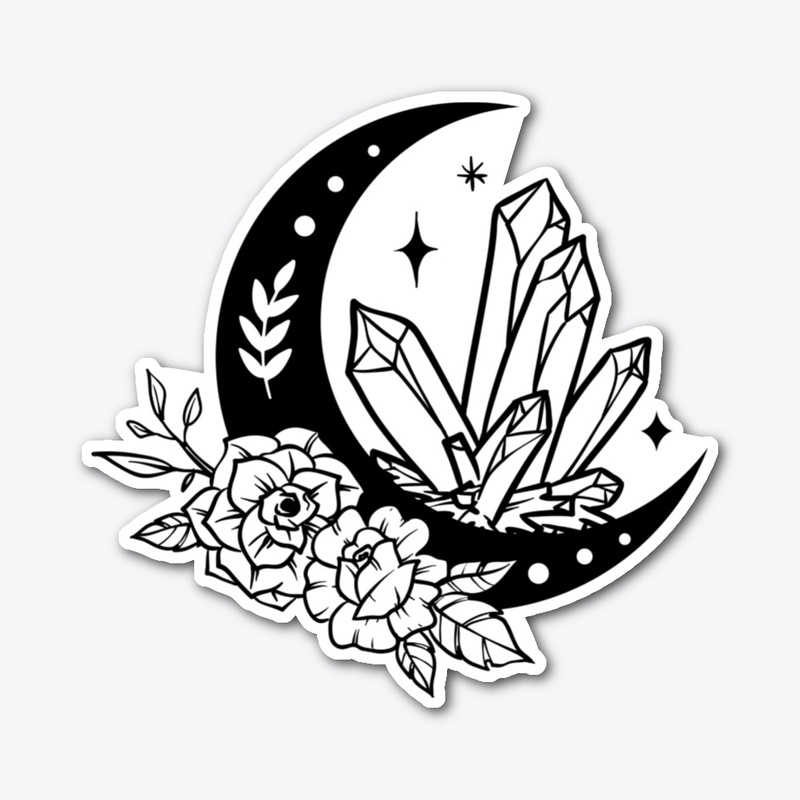 FLORAL CRYSTAL MOON