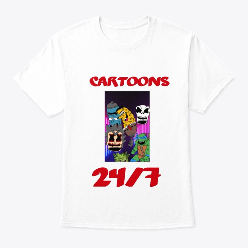 Cartoons 24/7 cartoons t-shirts