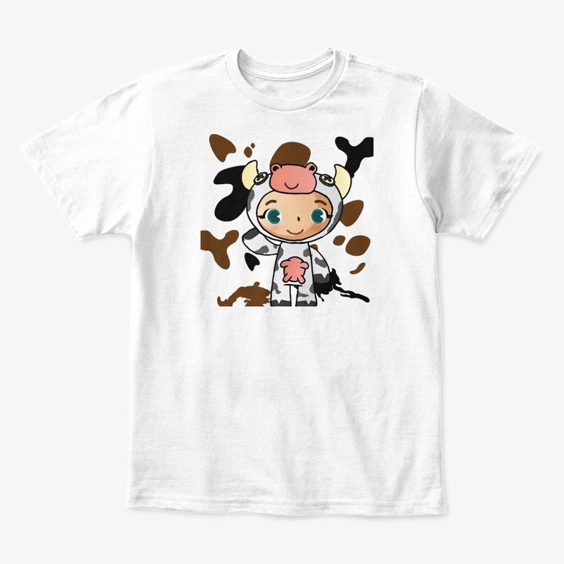 CUTE GIRL-COW