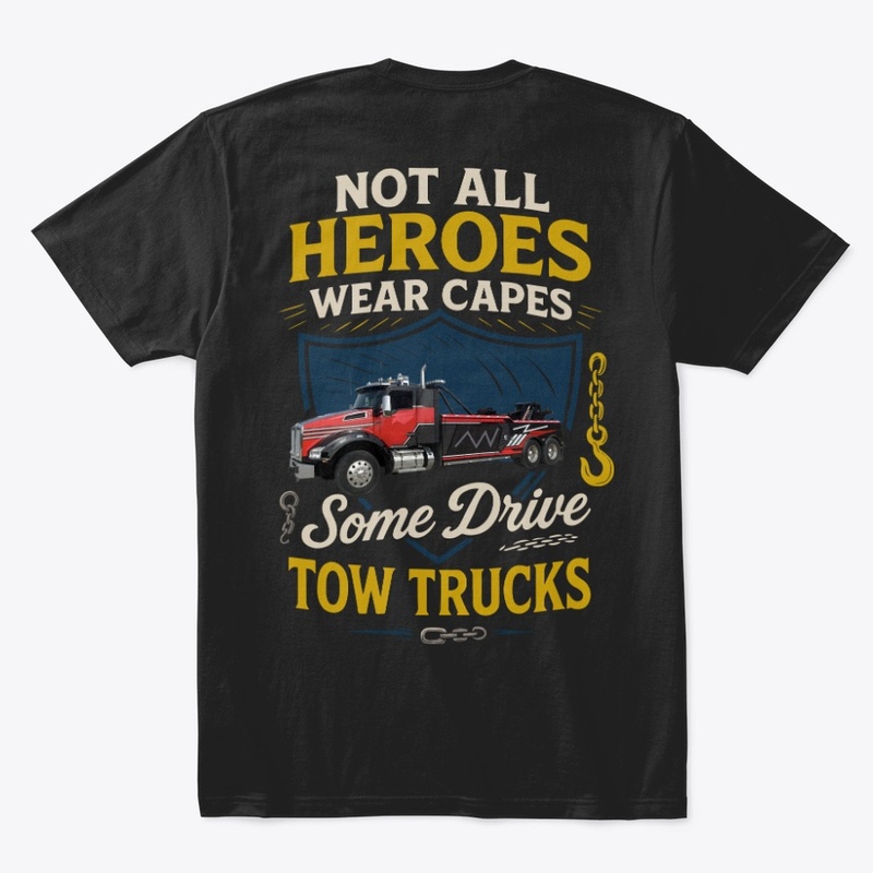Tow Truck Hero – Back Print Design