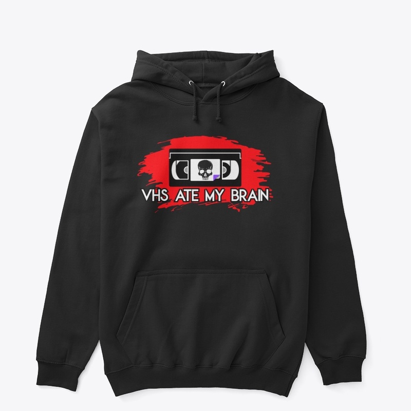 VHS ATE MY BRAIN: SPLATTER SKULL SHIRT
