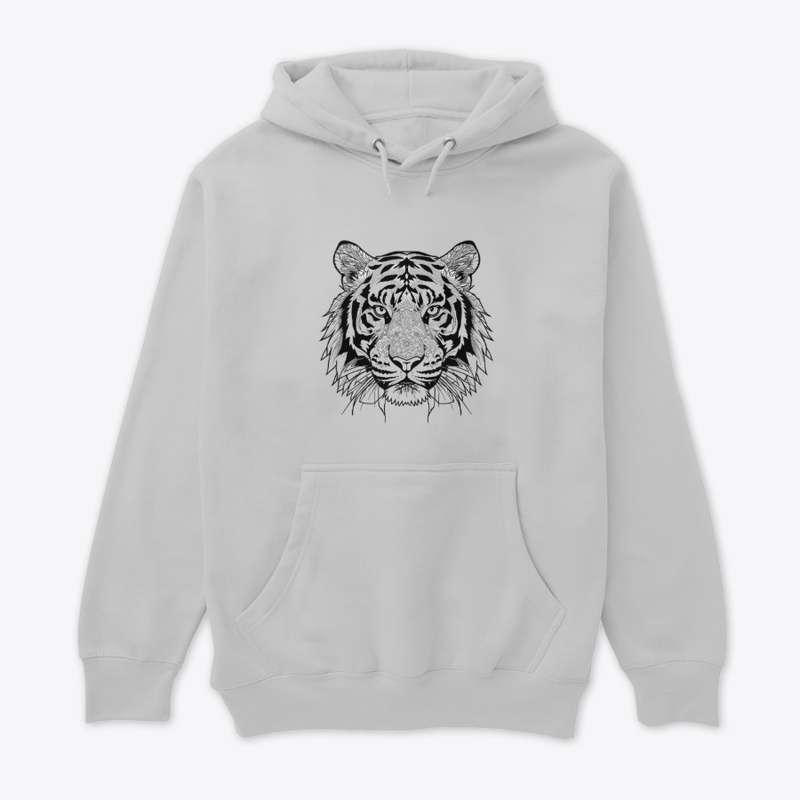 Floral Tiger Illustration Design