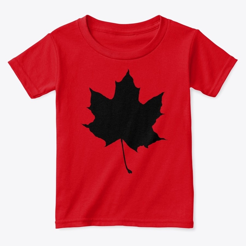 Silhouette of a maple leaf