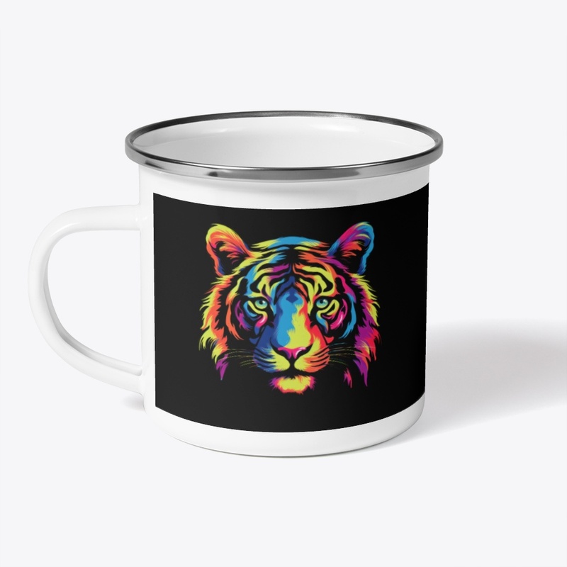 vibrant colors tiger