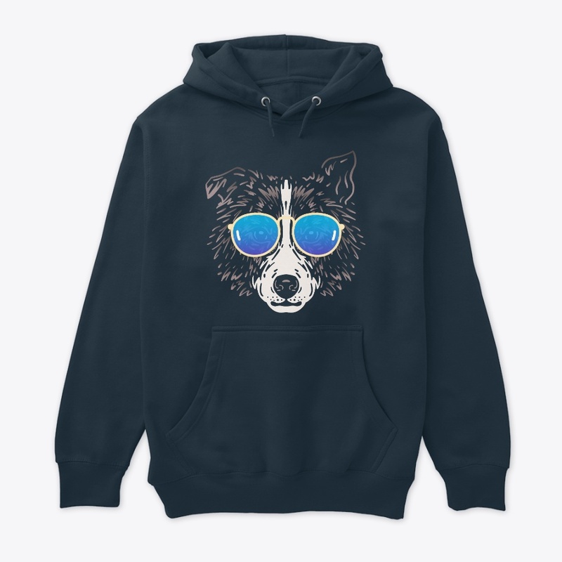 Cute Dog in Sunglasses (Colored+sg09)