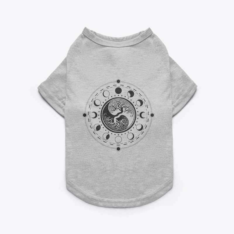 mystical astrology Yin and yang t-shirts