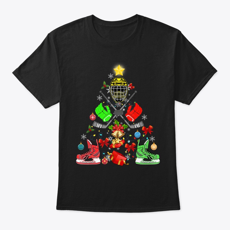 ICE HOCKEY CHRISTMAS ORNAMENT TREE PINET