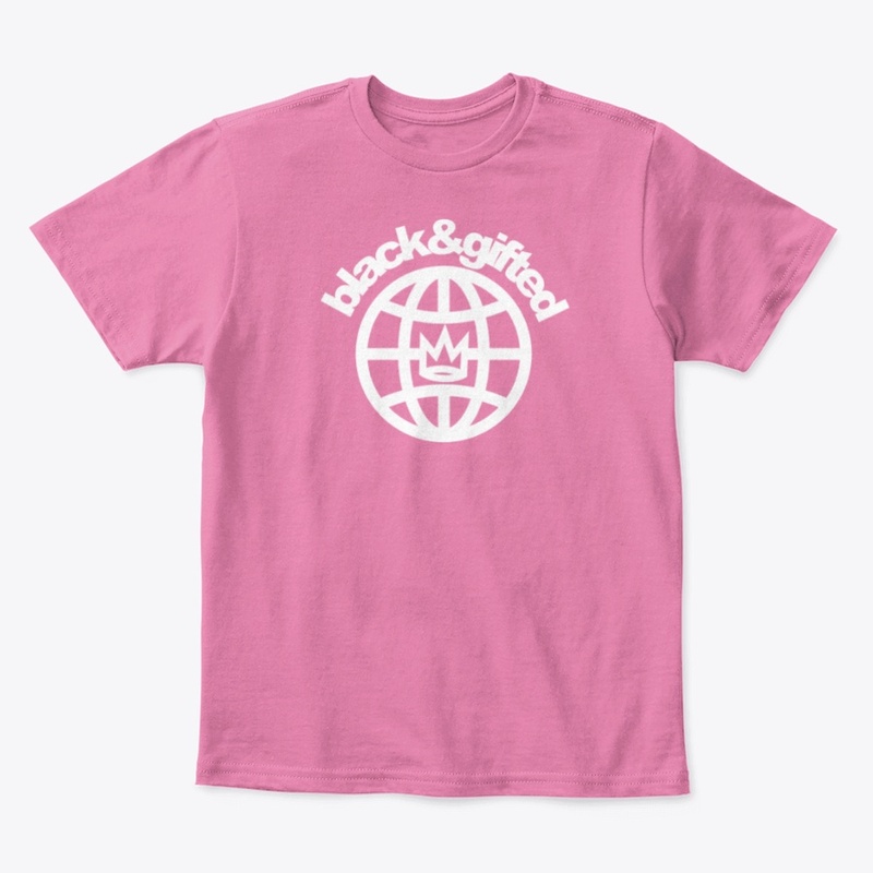 Black&Gifted Primary Logo White