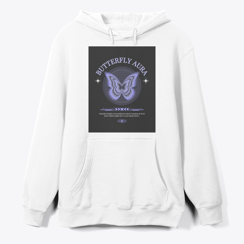 BUTTERFLY AURA t-shirt design 